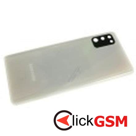 Capac Spate cu Geam Camera Argintiu Samsung Galaxy A41 ibd
