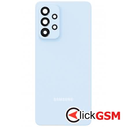 Capac Spate cu Geam Camera Alb Samsung Galaxy A53 5G 2x1i