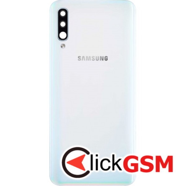 Capac Spate cu Geam Camera Alb Samsung Galaxy A70 1jct