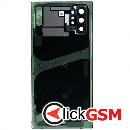 Capac Spate cu Geam Camera Negru Samsung Galaxy Note10+ 5G 10lt