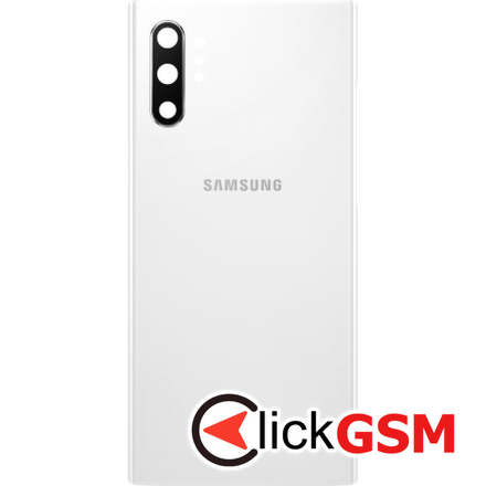Capac Spate cu Geam Camera Alb Samsung Galaxy Note10+ 1np6