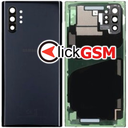 Capac Spate cu Geam Camera Negru Samsung Galaxy Note10+ 1714