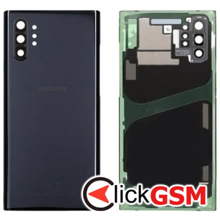 Capac Spate cu Geam Camera Negru Samsung Galaxy Note10+ 2y36