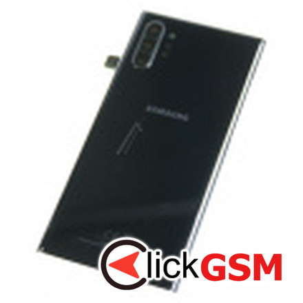 Capac Spate cu Geam Camera Negru Samsung Galaxy Note10+ 7c1
