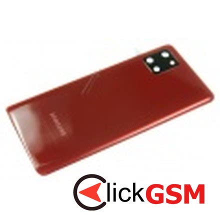 Capac Spate cu Geam Camera Rosu Samsung Galaxy Note10 Lite 6hk