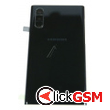 Capac Spate cu Geam Camera Negru Samsung Galaxy Note10 ivv