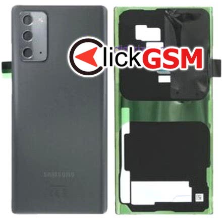 Capac Spate cu Geam Camera Gri Samsung Galaxy Note20 xuj