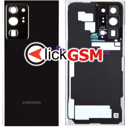 Capac Spate cu Geam Camera Negru Samsung Galaxy Note20 Ultra xul