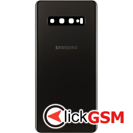Capac Spate cu Geam Camera Negru Samsung Galaxy S10+ ac7