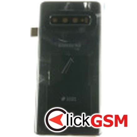 Capac Spate cu Geam Camera Negru Samsung Galaxy S10 72x
