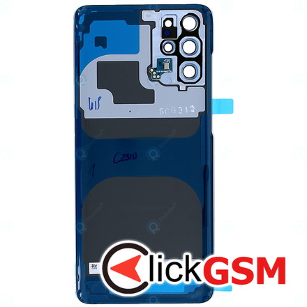 Capac Spate cu Geam Camera Albastru Samsung Galaxy S20+ 5G nx3