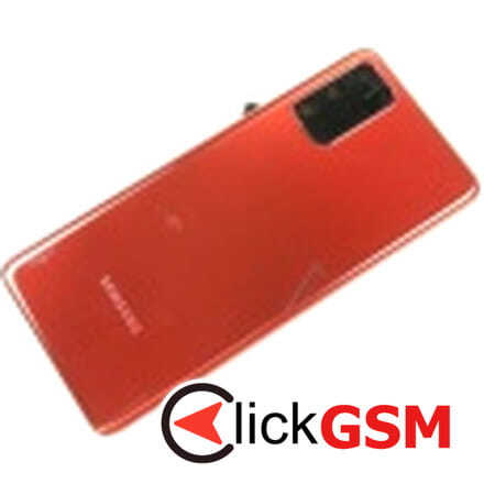 Capac Spate cu Geam Camera Red Samsung Galaxy S20+ 5G k3v