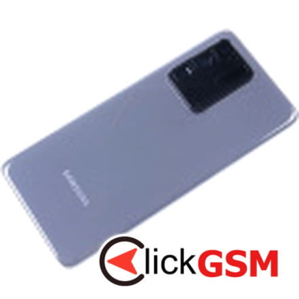 Capac Spate cu Geam Camera Gri Samsung Galaxy S20 Ultra 5G 12ej