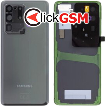 Capac Spate cu Geam Camera Gri Samsung Galaxy S20 Ultra 5G xih