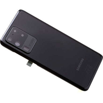 Capac Spate cu Geam Camera Negru Samsung Galaxy S20 Ultra 5G 1lfs