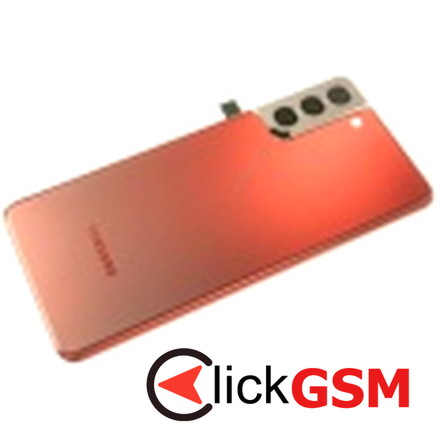 Capac Spate cu Geam Camera Rosu Samsung Galaxy S21+ 5G ixb