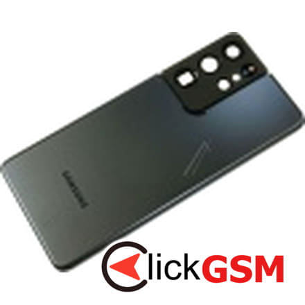 Capac Spate cu Geam Camera Albastru Samsung Galaxy S21 Ultra 5G ix1