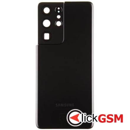 Capac Spate cu Geam Camera Negru Samsung Galaxy S21 Ultra 5G 2d9k