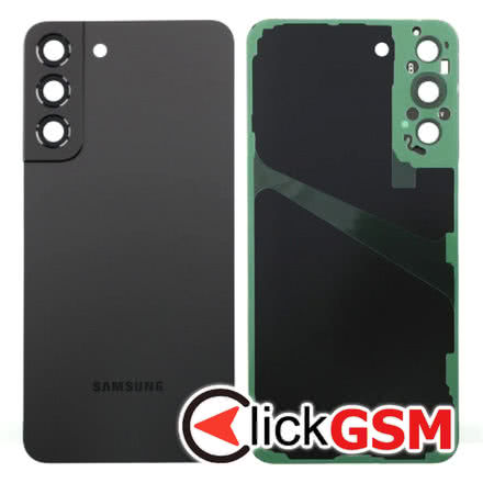 Capac Spate cu Geam Camera Negru Samsung Galaxy S22+ 2dg4