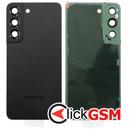 Capac Spate cu Geam Camera Negru Samsung Galaxy S22 2xg2