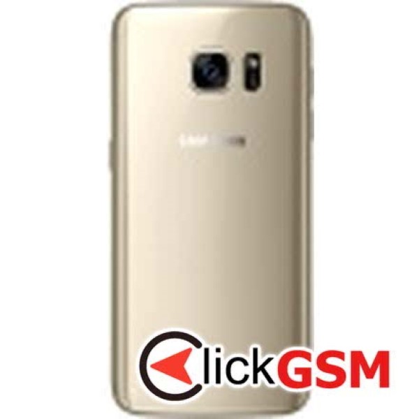 Capac Spate cu Geam Camera Auriu Samsung Galaxy S7 757