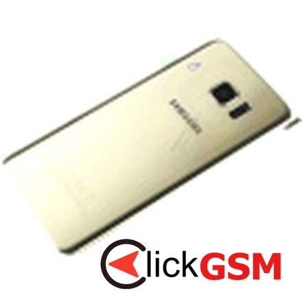 Capac Spate cu Geam Camera Auriu Samsung Galaxy S7 Edge 650