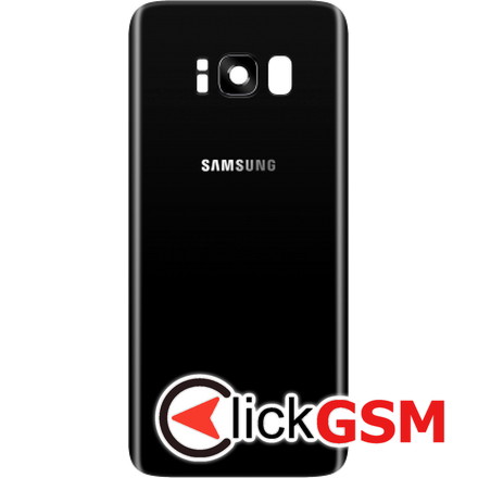 Capac Spate cu Geam Camera Negru Samsung Galaxy S8+ f3y