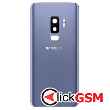 Capac Spate cu Geam Camera Alb Samsung Galaxy S9+ 2d8q