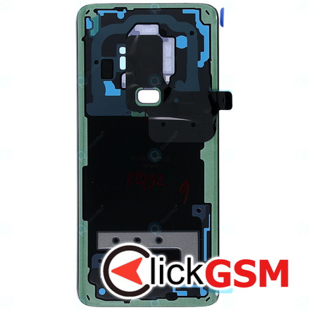 Capac Spate cu Geam Camera Albastru Samsung Galaxy S9+ 138q