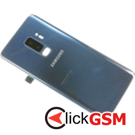 Capac Spate cu Geam Camera Albastru Samsung Galaxy S9+ 6dq