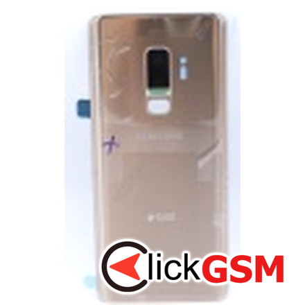 Capac Spate cu Geam Camera Auriu Samsung Galaxy S9+ 78f