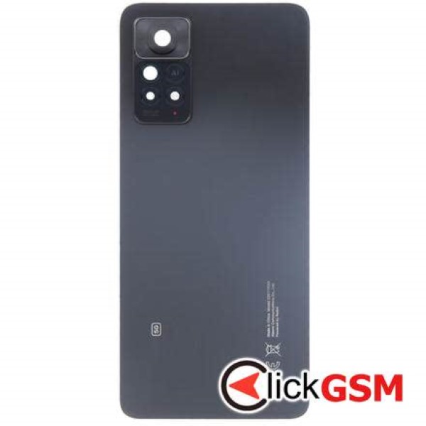 Capac Spate cu Geam Camera Negru Xiaomi Redmi Note 11 Pro+ 5G 2uge