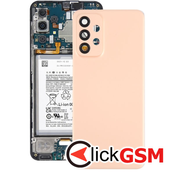 Piesa Capac Spate Cu Geam Camera Pink Samsung Galaxy A23 5g 4b14