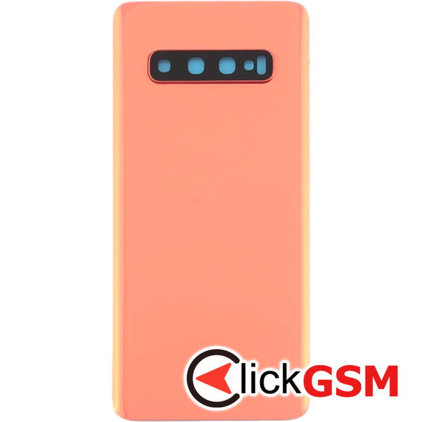 Piesa Capac Spate Cu Geam Camera Pink Samsung Galaxy S10 4amr