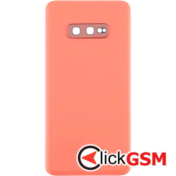 Piesa Capac Spate Cu Geam Camera Pink Samsung Galaxy S10e 4amv