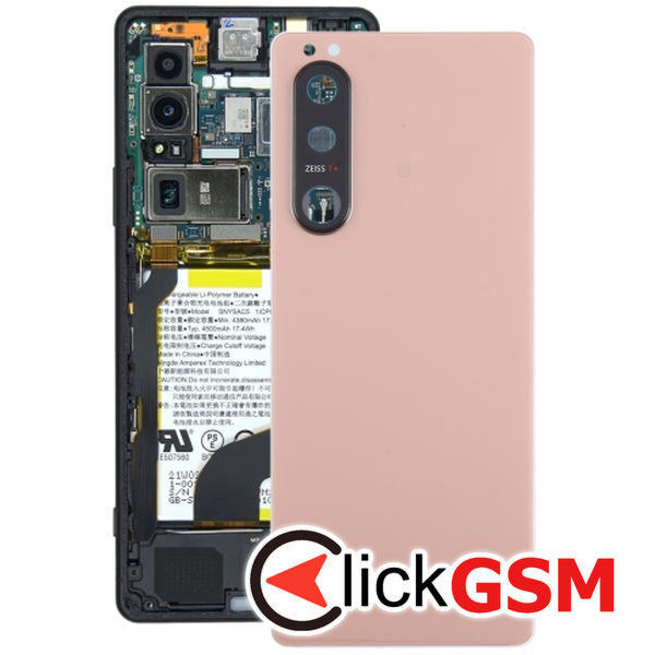 Piesa Capac Spate Cu Geam Camera Pink Sony Xperia 5 Iii 3fy2