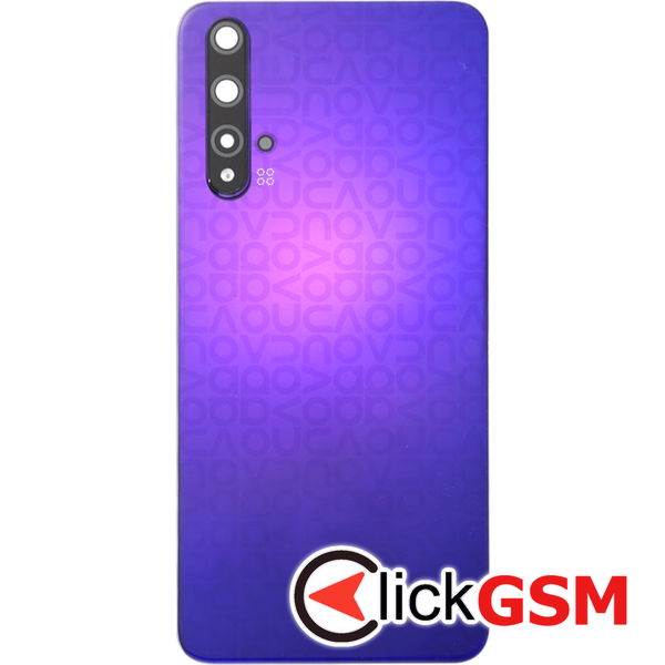 Piesa Capac Spate Cu Geam Camera Purple Huawei Nova 5t 2c7a