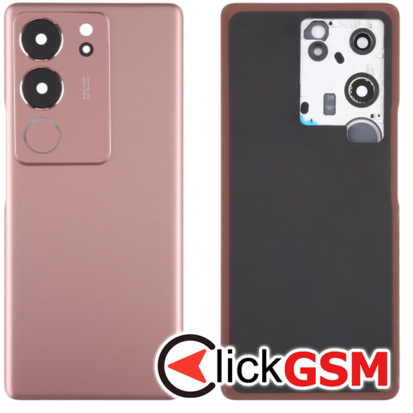 Piesa Piesa Capac Spate Cu Geam Camera Purple Red Vivo V29 5g 3fpe