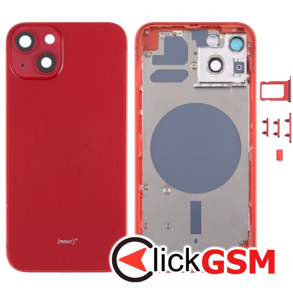 Piesa Capac Spate Cu Geam Camera Red Apple Iphone 13 4gh9