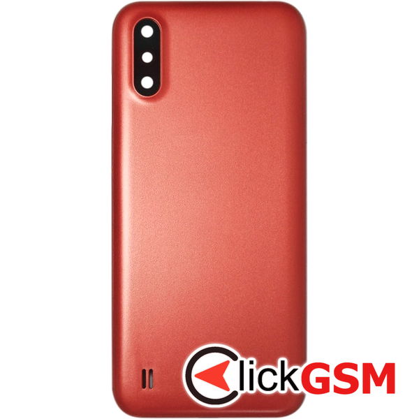 Piesa Capac Spate Cu Geam Camera Red Samsung Galaxy A01 4av9