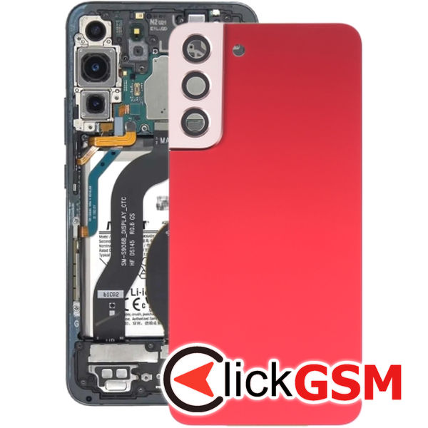 Piesa Capac Spate Cu Geam Camera Red Samsung Galaxy S22.plus 4b34