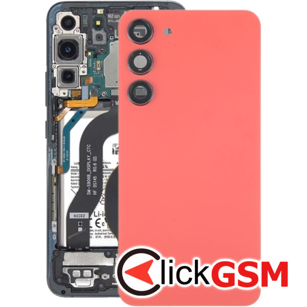 Piesa Capac Spate Cu Geam Camera Red Samsung Galaxy S23.plus 4b0l