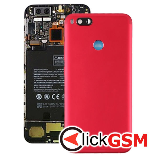 Piesa Piesa Capac Spate Cu Geam Camera Red Xiaomi Mi 5x 25vu