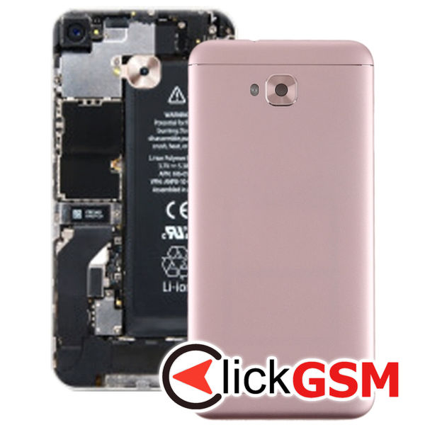 Piesa Piesa Capac Spate Cu Geam Camera Rose Gold Asus Zenfone 4 Selfie 4n6m