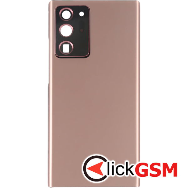 Piesa Capac Spate Cu Geam Camera Rose Gold Samsung Galaxy Note20 Ultra 4agx