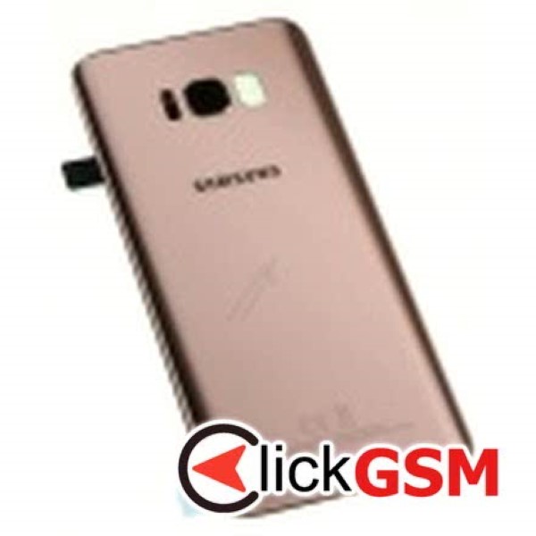 Piesa Capac Spate Cu Geam Camera Rose Samsung Galaxy S8.plus 6c4