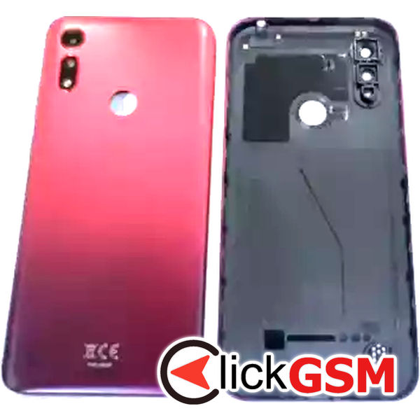 Piesa Capac Spate Cu Geam Camera Rosu Motorola Moto E6s 315e