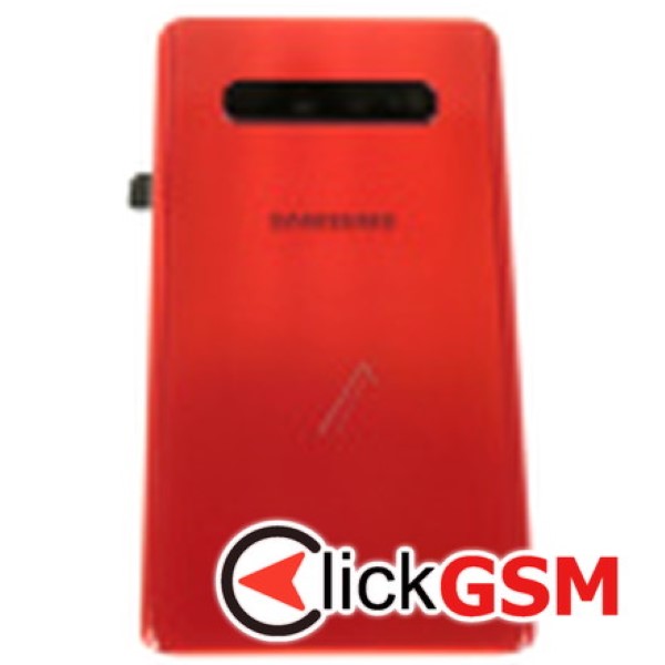 Piesa Capac Spate Cu Geam Camera Rosu Samsung Galaxy S10.plus 6qb