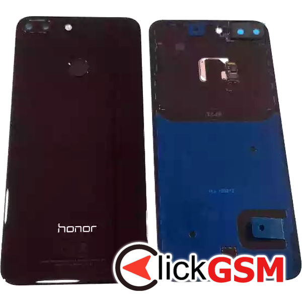 Piesa Capac Spate Cu Geam Camera Si Buton Amprenta Negru Honor 9 Lite 18vm