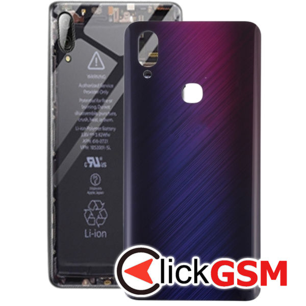 Piesa Piesa Capac Spate Cu Geam Camera Si Buton Amprenta Purple Vivo Nex 2093